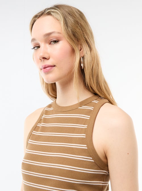 Top met Amerikaanse armsgaten - Kiabi