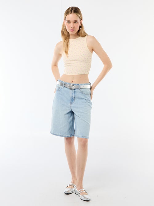 Top met Amerikaanse armsgaten - Kiabi