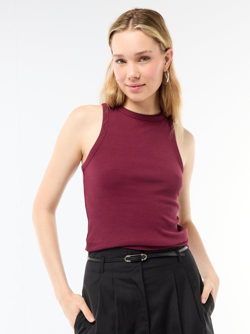 Top met Amerikaanse armsgaten - Kiabi