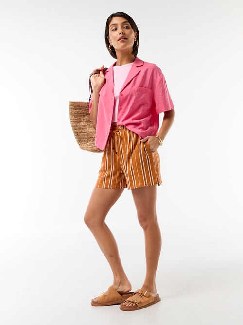 Top met Amerikaanse armsgaten - Kiabi