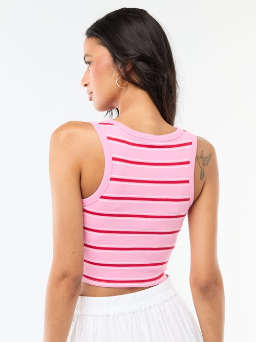 Top met Amerikaanse armsgaten - Kiabi