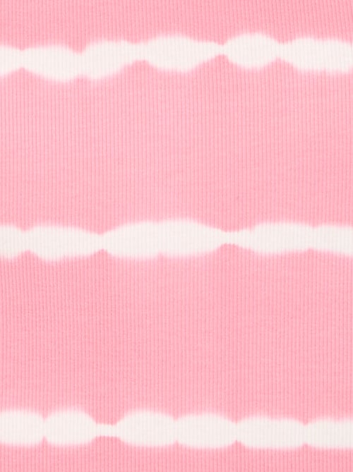 Top met gestreepte tie-dye print - Kiabi