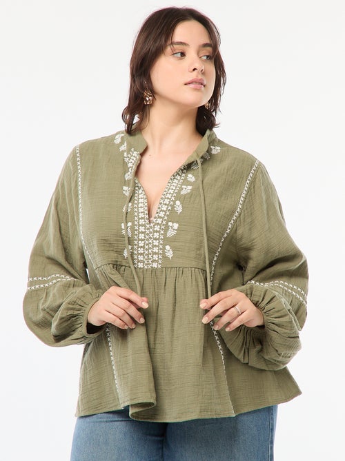 Top met lange mouw - - Kiabi