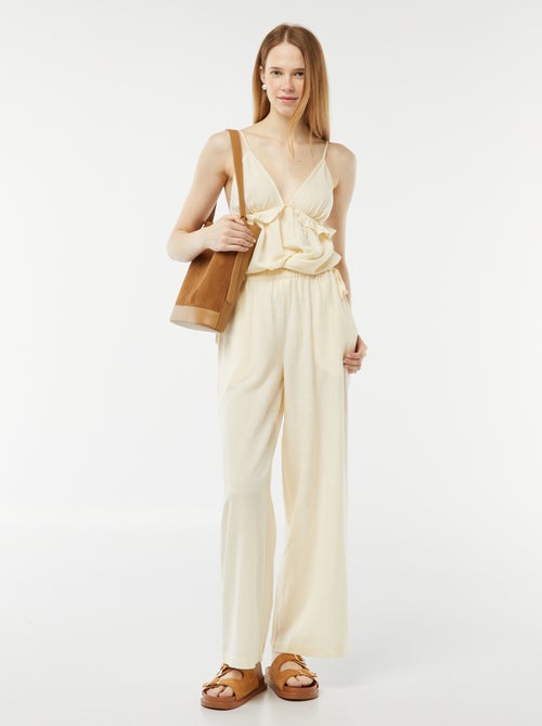 Top met smalle, verstelbare bandjes - Kiabi