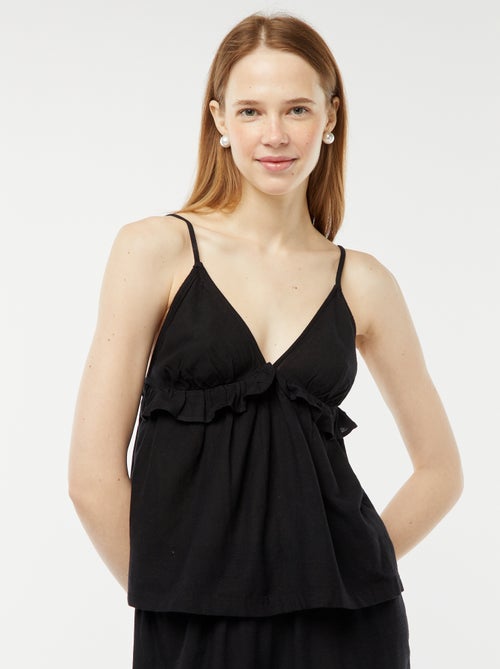 Top met smalle, verstelbare bandjes - Kiabi