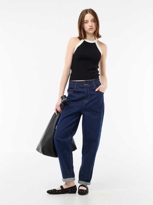 Top van tricot met Amerikaanse armsgaten - Kiabi