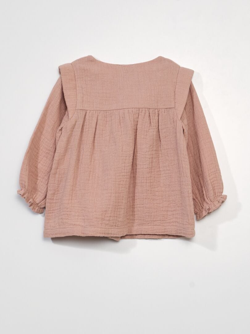 Top van zachte, luchtige katoen MAHO ROZE - Kiabi