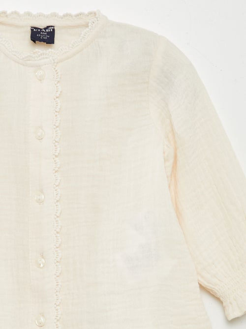 Top van zachte, luchtige katoen - Kiabi