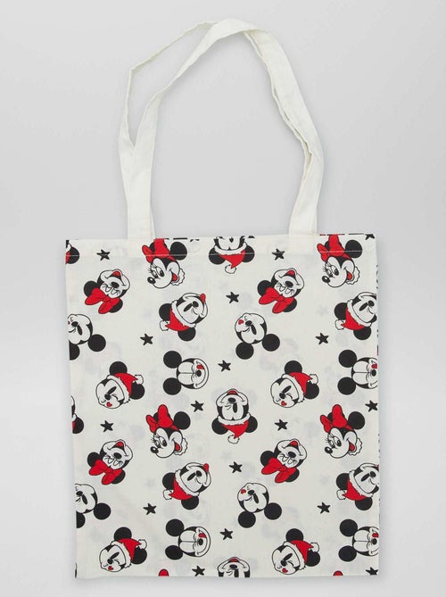 Totebag met print 'Minnie' & 'Mickey' - Kiabi