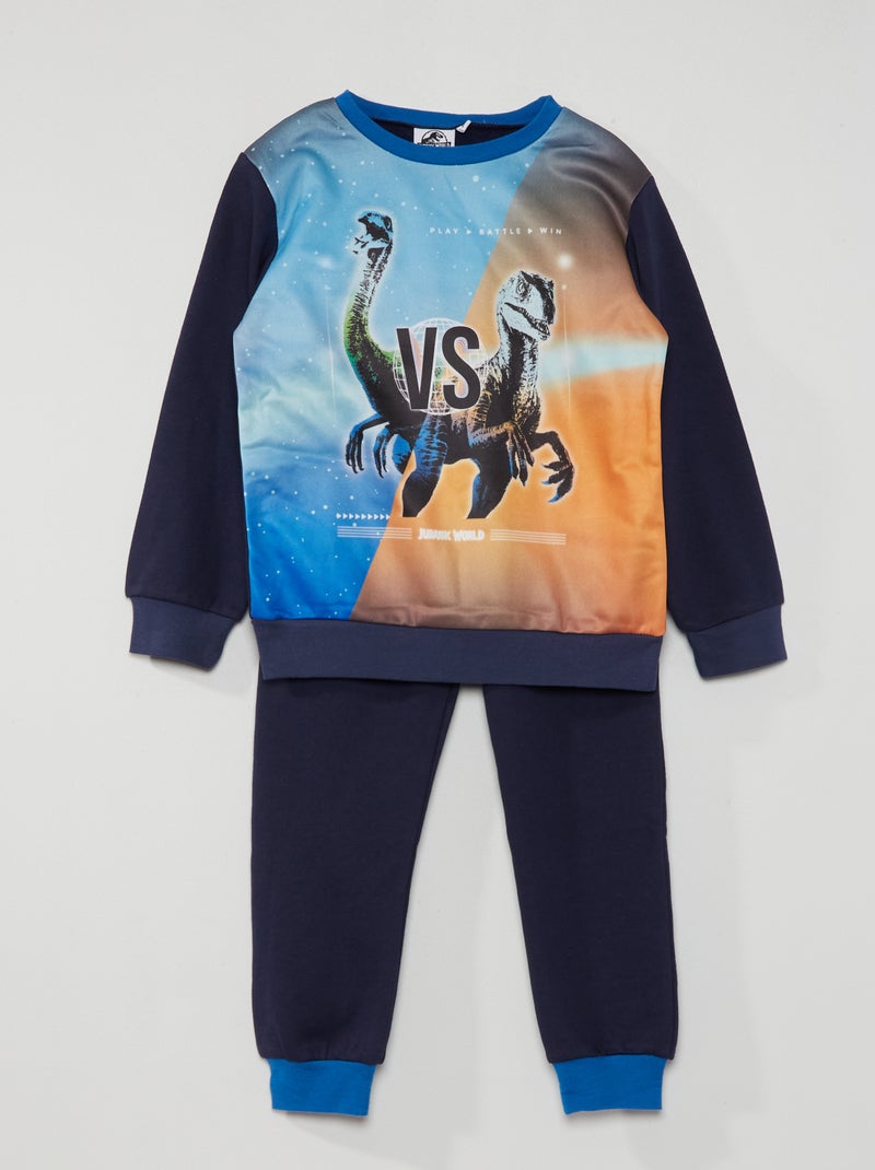 Trainingspak 'Jurassic World' - 2-delig BLAUW - Kiabi