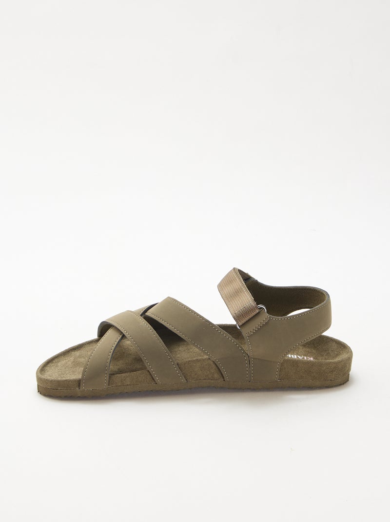 Trekking sandalen Kaki - Kiabi