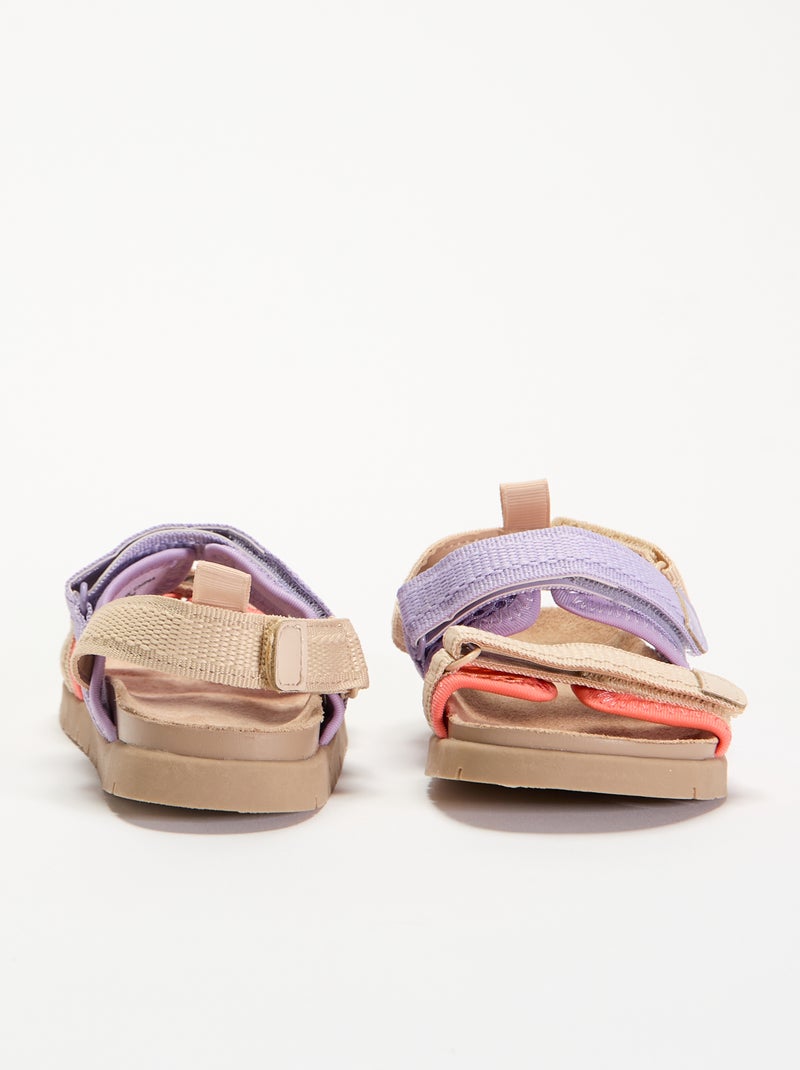 Trekkingsandalen Paars - Kiabi