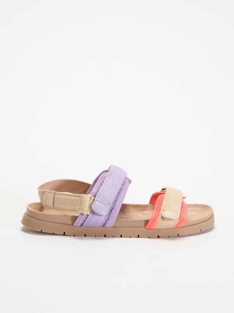 Trekkingsandalen Paars - Kiabi
