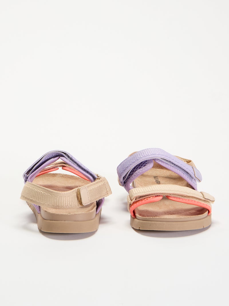 Trekkingsandalen Paars - Kiabi