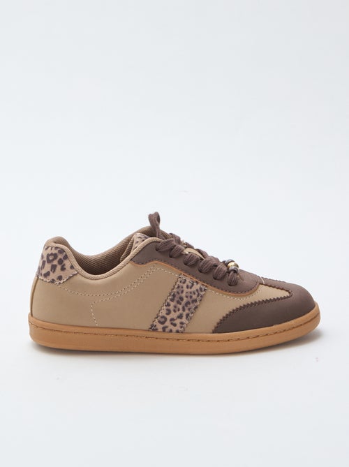 Trendy sneakers met luipaardprint - Kiabi