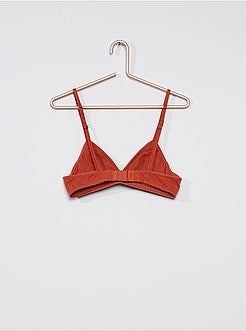 Triangel-beha met sterrenprint - Kiabi