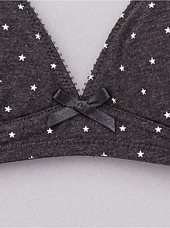 Triangel-beha met sterrenprint - Kiabi