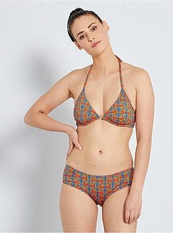 Triangelbikinitop met beugels - Kiabi