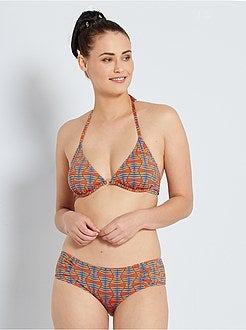 Triangelbikinitop met beugels - Kiabi