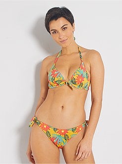 Triangelbikinitop met beugels - Kiabi