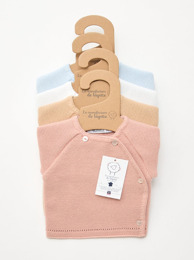 Tricot beha 'La manufacture de Layette' Blauw - Kiabi