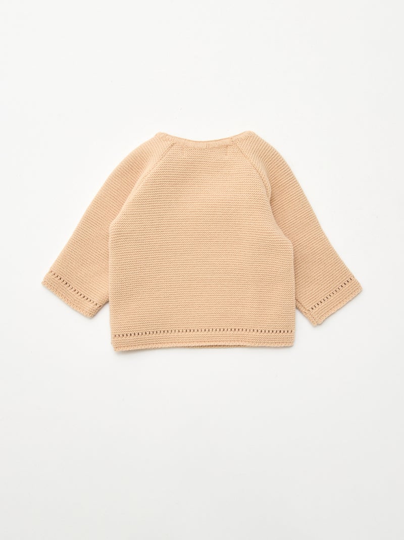 Tricot beha 'La manufacture de Layette' Bruin - Kiabi