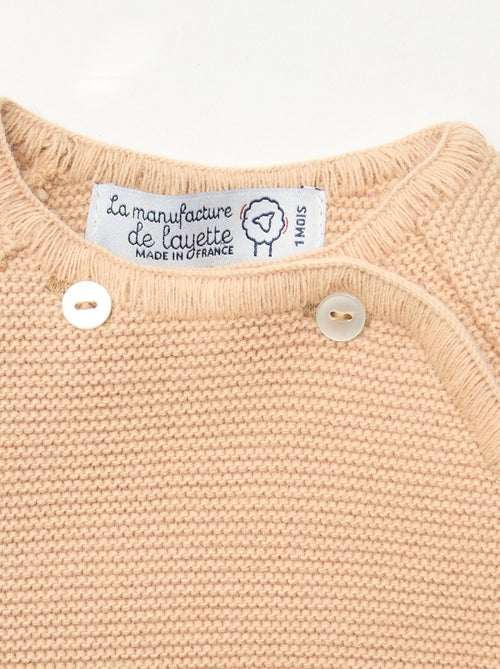 Tricot beha 'La manufacture de Layette' - Kiabi