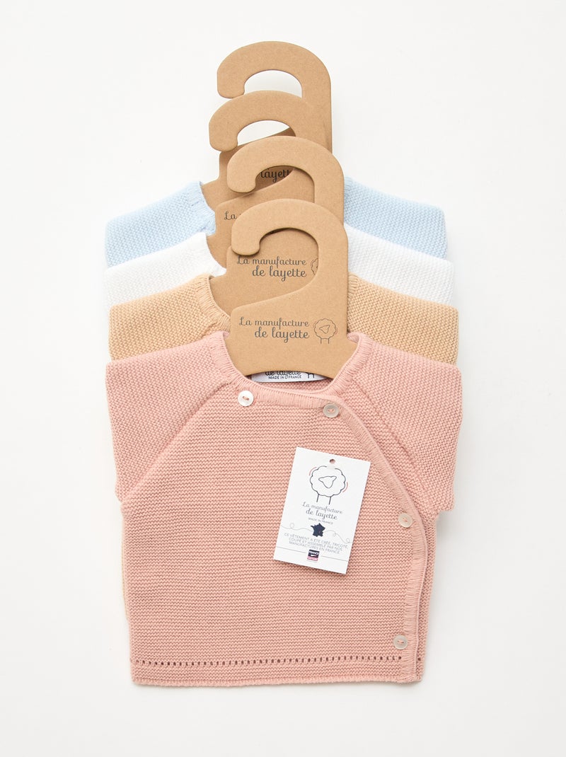 Tricot beha 'La manufacture de Layette' Bruin - Kiabi