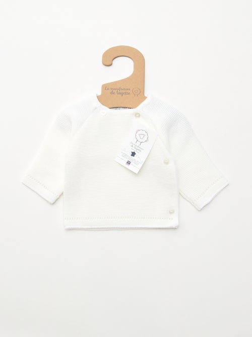 Tricot beha 'La manufacture de Layette' - Kiabi