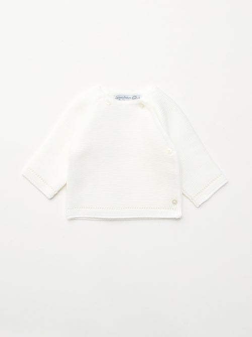 Tricot beha 'La manufacture de Layette' - Kiabi