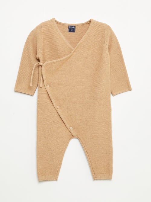 Tricot combi met overslagopening - Kiabi