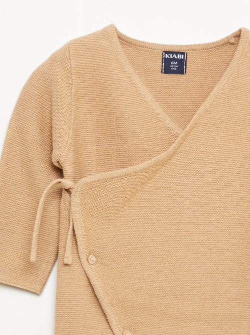 Tricot combi met overslagopening - Kiabi