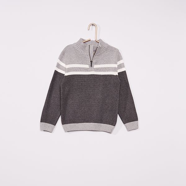 Trui 'Ecodesign' Kinderkleding jongens grijs Kiabi 13,00€ Trui Kiabi maat 104 | Jongens | Als nieuw kinderkleding