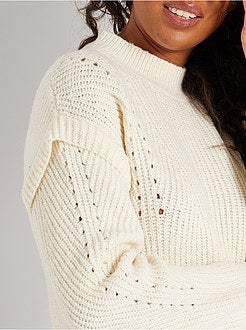 Trui-jurk van dik tricot - Kiabi