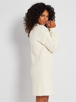 Trui-jurk van dik tricot - Kiabi