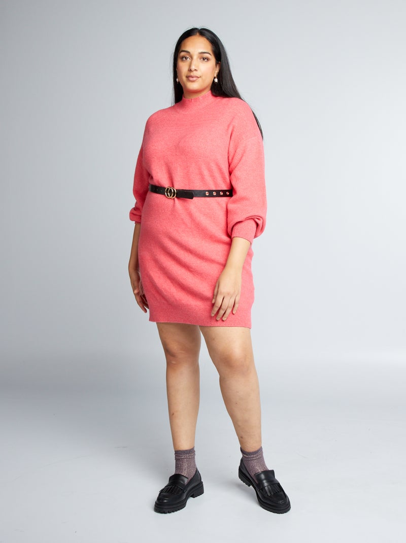 Trui-jurk van effen tricot ROSE - Kiabi