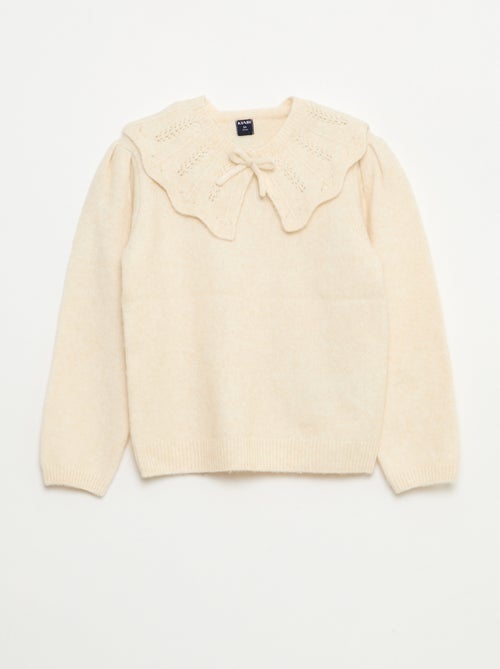 Trui met afneembaar kraagje - Kiabi