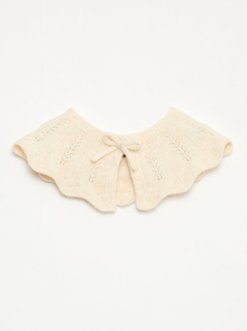 Trui met afneembaar kraagje Wit - Kiabi