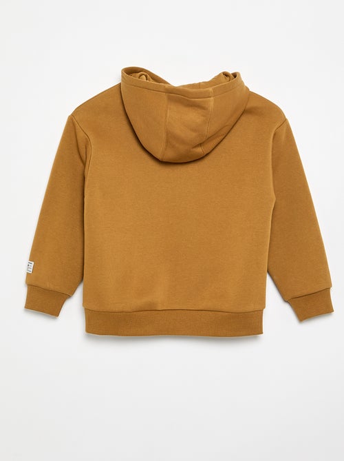Trui met capuchon en print - Kiabi