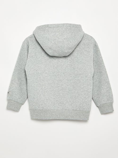 Trui met capuchon en print - Kiabi