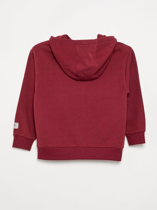 Trui met capuchon en print - Kiabi