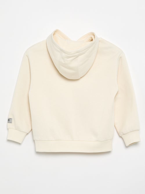 Trui met capuchon en print - Kiabi
