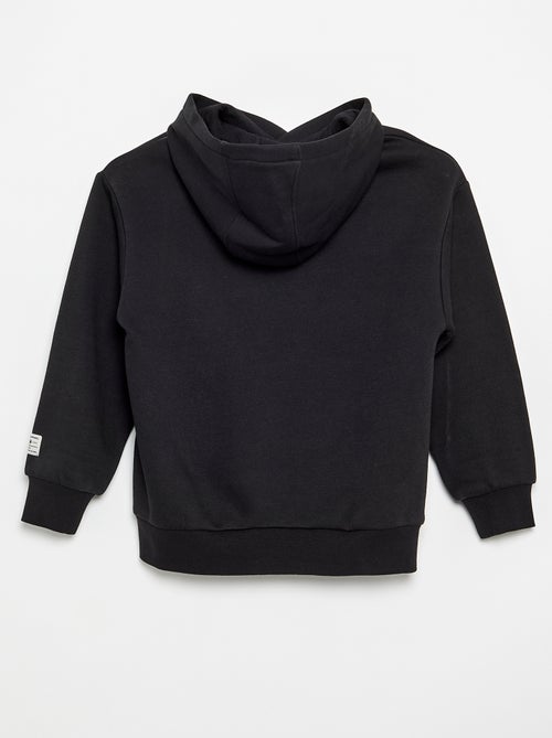 Trui met capuchon en print - Kiabi