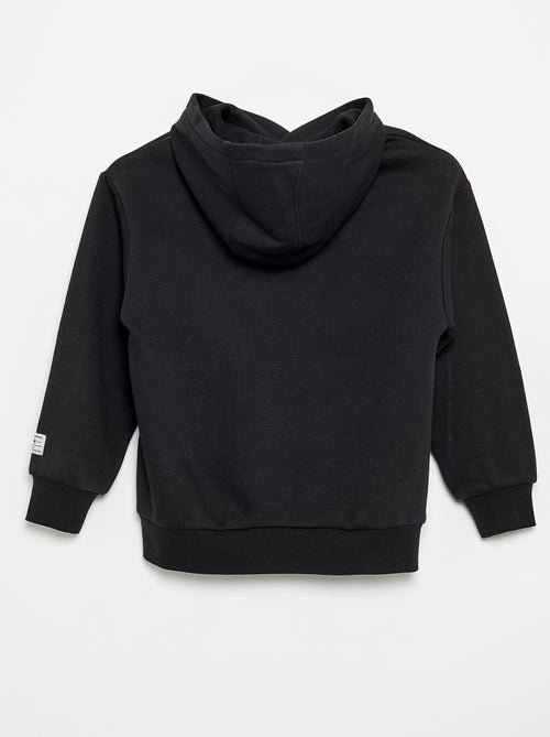 Trui met capuchon en print - Kiabi
