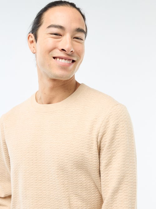 Trui met fantasiepatroontje - Kiabi