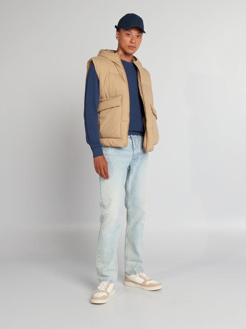 Trui met fantasiepatroontje BLAUW - Kiabi