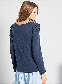 Trui met fleece effect - Kiabi