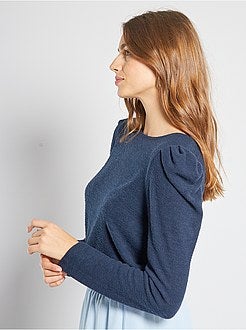 Trui met fleece effect - Kiabi
