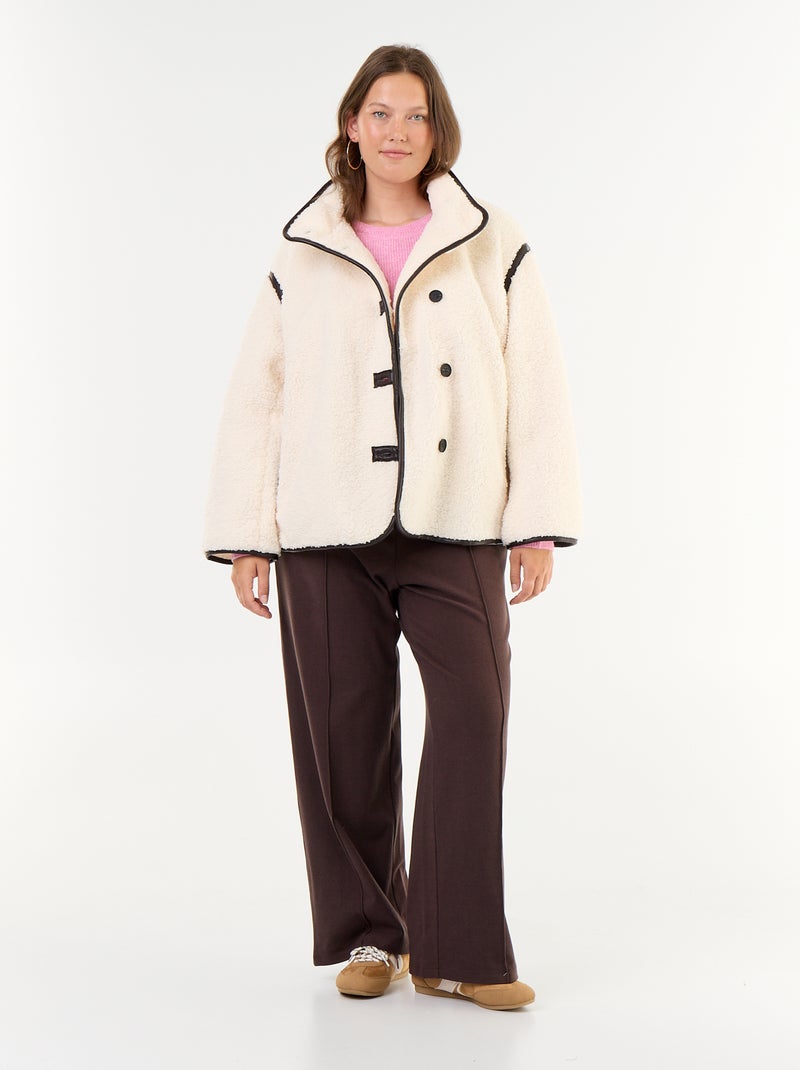 Trui met kabelpatroon Rose - Kiabi