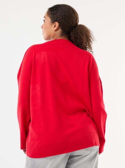 Trui met kerstboomprint - Kiabi